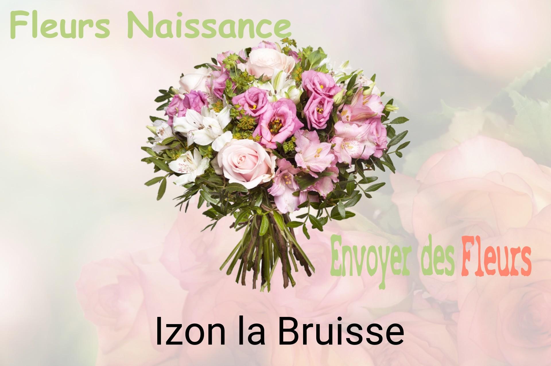 Bouquet de fleurs de naissance livré à Izon-la-Bruisse